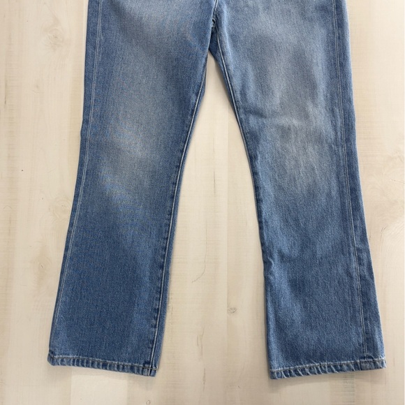 CURRENT/ELLIOT Anthropologie the cropped boot ankle blue jeans denim cotton 28 - Picture 2 of 8